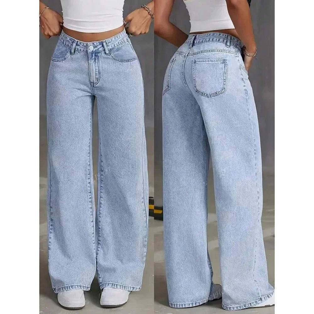 Dames Wide Leg Jeans 1