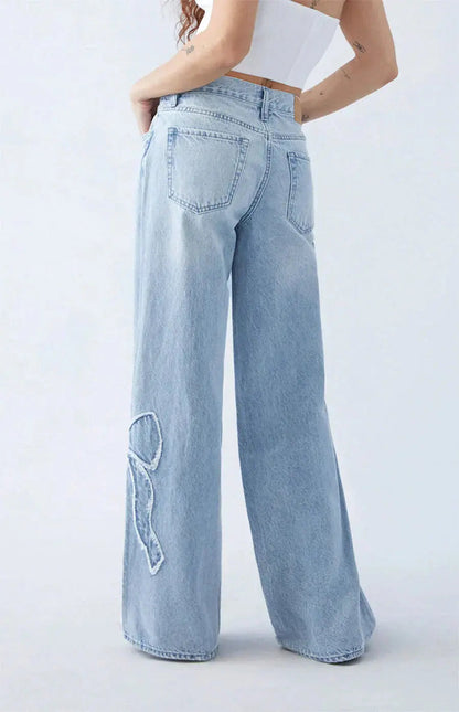 Dames Wide Leg Jeans 2