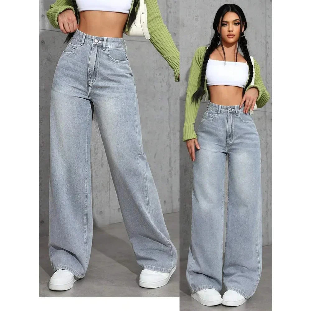 Dames Wide Leg Jeans 2