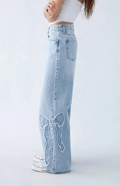Dames Wide Leg Jeans 3
