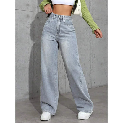Dames Wide Leg Jeans 4