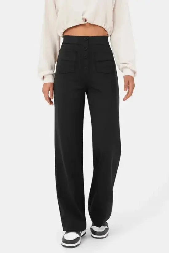 Dames Wide Leg Trousers 0