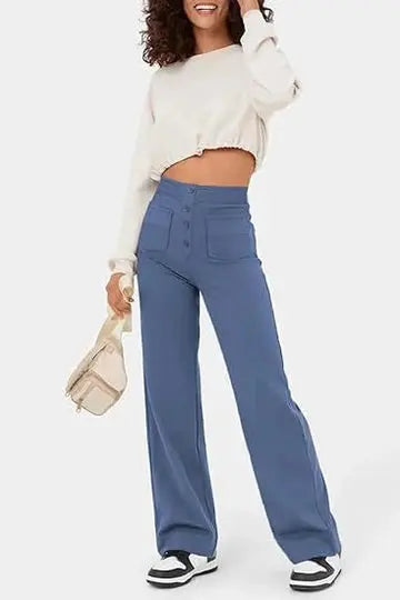 Dames Wide Leg Trousers 2