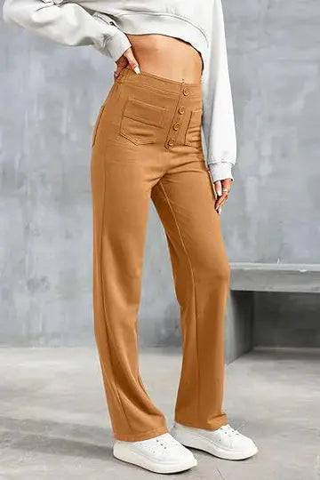 Dames Wide Leg Trousers 4