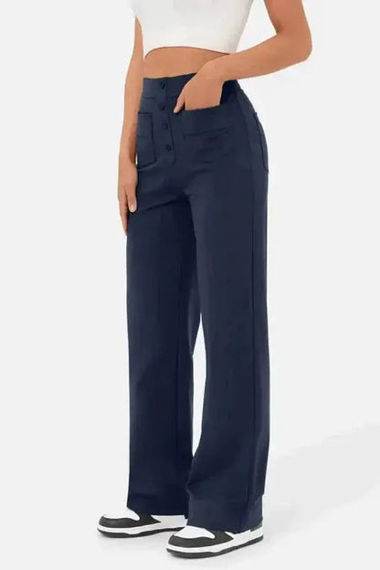Dames Wide Leg Trousers 7