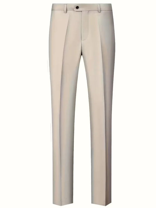 Men’s Slim Fit 3-Piece Suit – Glossy Finish Elegant Formal Style