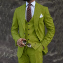 Men’s Luxury 3-Piece Suit – Blazer, Gilet and Trousers Elegant Formal Tailored Style