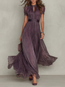 Flavia: Elegant Chiffon Maxi Dress for Special Occasions 0