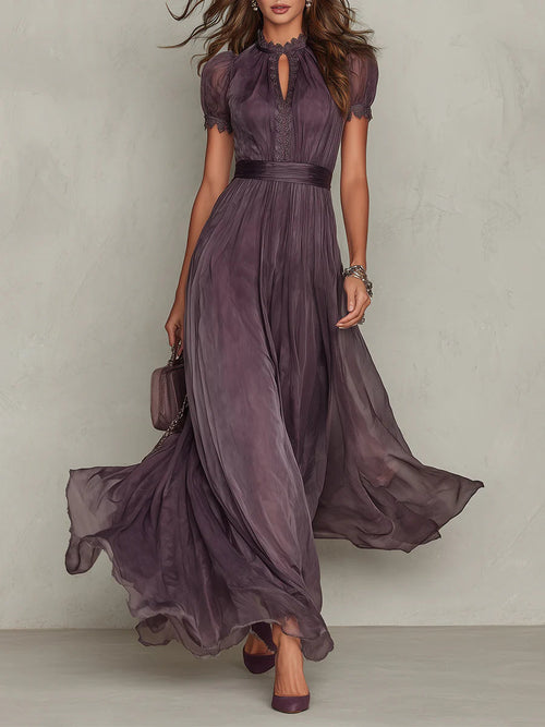 Flavia: Elegant Chiffon Maxi Dress for Special Occasions 0