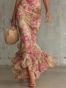Floral Maxi Dress with Ruffled Sleeves: Effortless Style for Spring Events 2