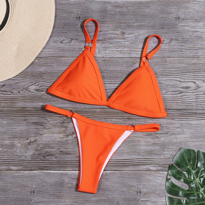 Valentina® | Orange Bikini With Ring Details