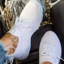Women's Orthopedic Mesh Lace-Up Sneakers – Breathable Comfort Support Trainers