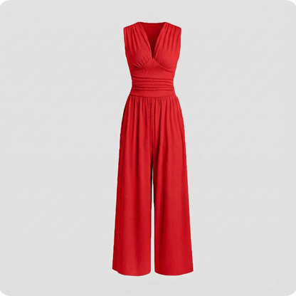 Women’s Sleeveless Jumpsuit – Flattering Fit for Effortless Elegance