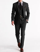 Men’s Retro 3-Piece Suit – Stylish Vintage Blazer Waistcoat Trousers Formal Style