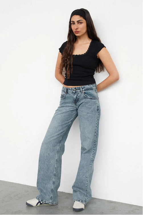 Heren Low-Rise Jeans 6