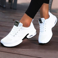 Women's Orthopedic Lightweight Colorful Lace-Up Sneakers – Everyday Comfort Shoes