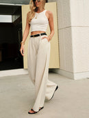 High-Waisted Cotton-Linen Trousers for Women – Regular Fit, Breathable and Comfortable 6