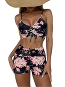 Lucia® | 3-Piece Ombre Lace Bikini Swimsuit With Beach Skirt