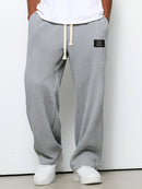 Men's Wide-Leg  Relaxed Fit Lounge Pants – Honeycomb Texture