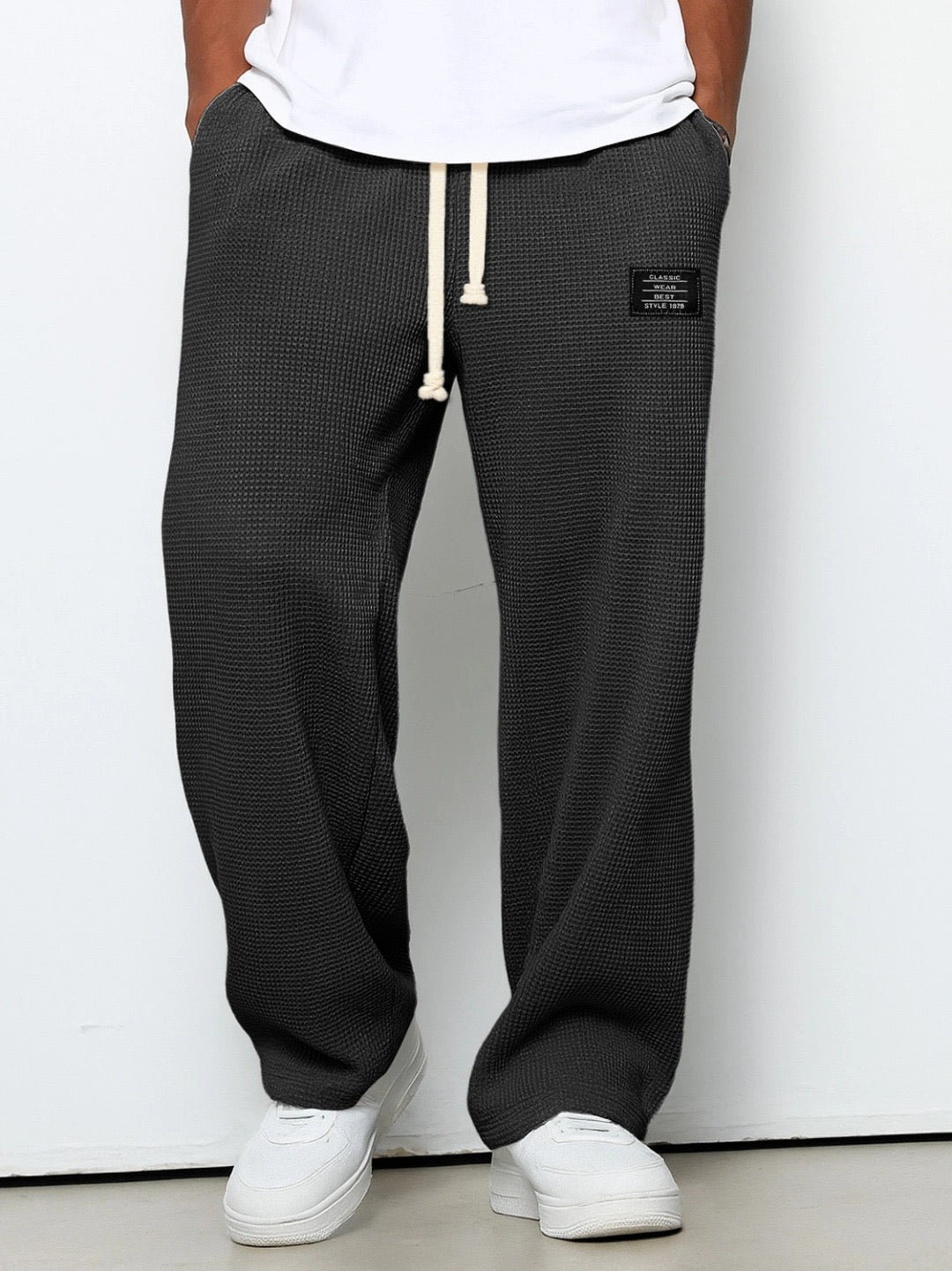Men’s Relaxed Fit Joggers With Side Pockets – Comfortable Casual Pants