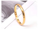 Women's Adjustable Stainless Steel Engagement Ring – Classic Wedding Band