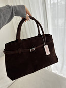 Ladies Handbag Suede 5