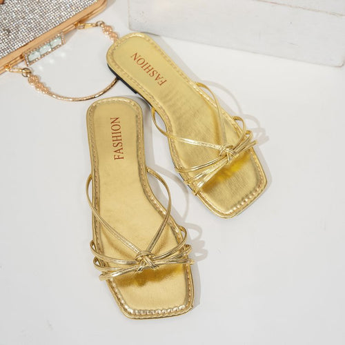 Women’s Elegant Sparkling Strap Sandals – Comfortable Summer Shoes