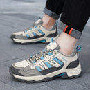 Women's Gray Non-Slip Sneakers With Lace Up Comfort Fit
