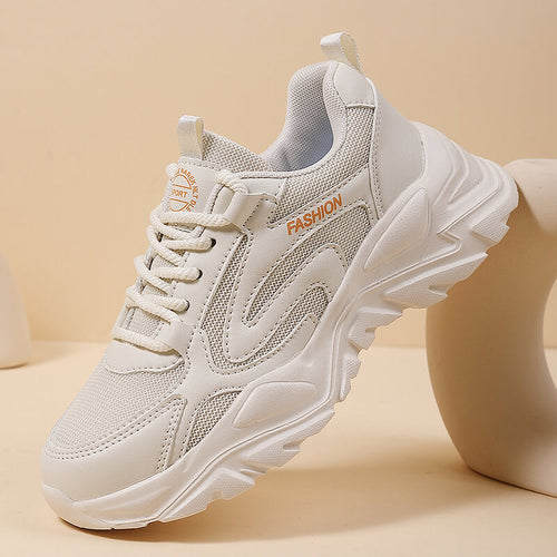 Women's Sporty Sneakers With Breathable Upper – Cushioned Comfort Shoes
