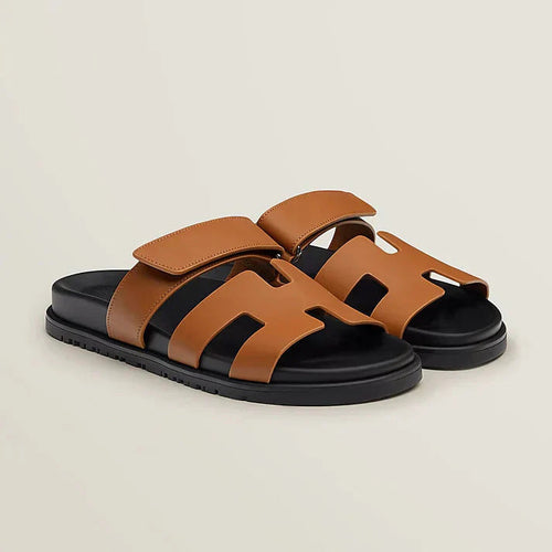 Women's Faux Leather Sandals With Adjustable Straps – Comfy Summer Footwear