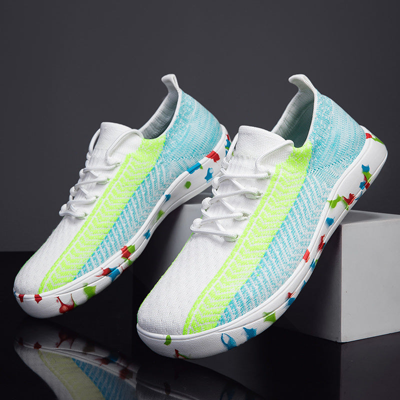 Women's Lightweight Breathable Athletic Sneakers With Lace Up Comfort
