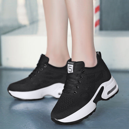 Women's Sporty Air-Cushion Sneakers – Lightweight Comfortable Running Shoes