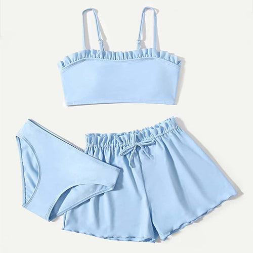 Carla® | Women'S Bikini Set With Slim Top And Comfortable Shorts