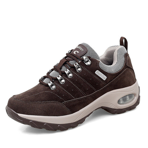 Women's Breathable Mesh Hiking Shoes With Elevated Sole Comfort