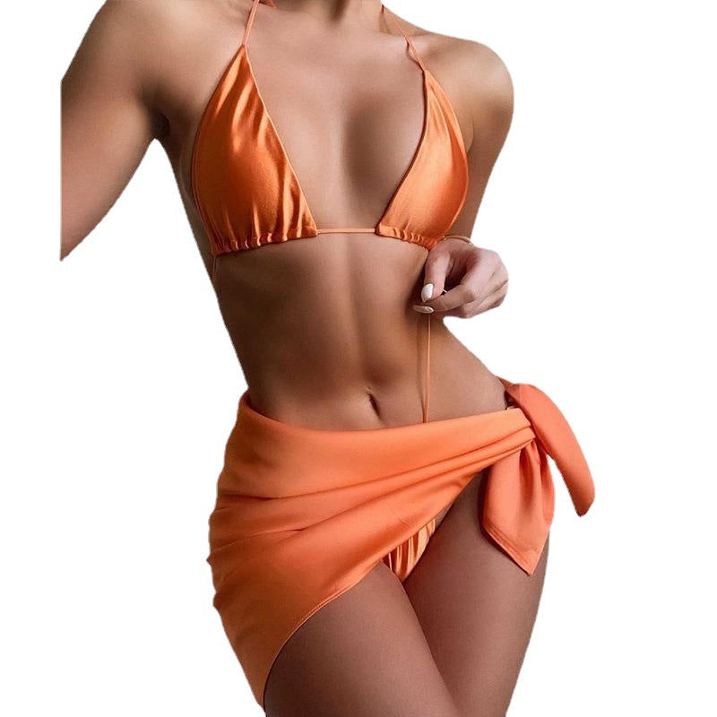 Florencia® | Women'S Bikini Set With Adjustable Straps And Wrap Skirt