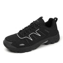 Women's Gray Non-Slip Sneakers With Lace Up Comfort Fit
