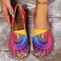 Women’s Colorful Slip On Ballerina Flats – Elastic Cuff Comfort Shoes