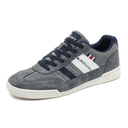 Women’s Blue Lace-Up Sneakers With Non-Slip Sole – Cushioned Comfort Shoes