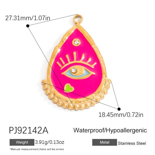 Timeless Evil Eye Stainless Steel Necklace – Protective Charm Pendant