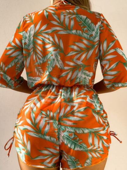 Juana® | Tropical Printed Three-Piece Sexy Bikini