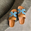 Women's Faux Leather Sandals With Adjustable Straps – Comfy Summer Footwear