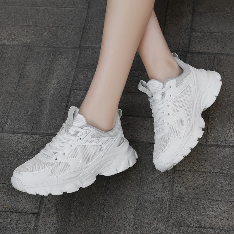 Women's Sporty Air Cushion Sneakers With Breathable Mesh – Comfort Running Shoes