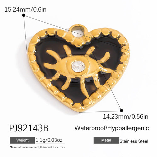 Timeless Evil Eye Stainless Steel Necklace – Protective Charm Pendant