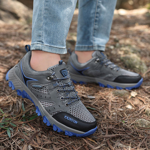 Women's Breathable Mesh Running Sneakers With Secure Lace Up Fit