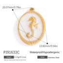Timeless Evil Eye Stainless Steel Necklace – Protective Charm Pendant