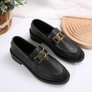 Women’s Elegant Moccasins With Chain Detail – Stylish Comfort Loafers
