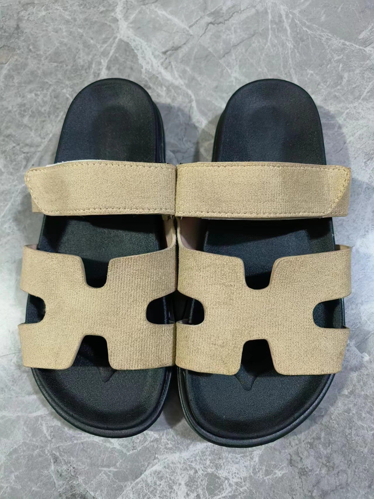 Women's Faux Leather Sandals With Adjustable Straps – Comfy Summer Footwear