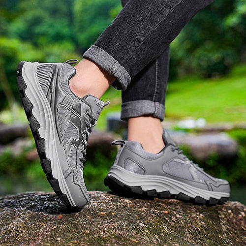 Women's Sporty Hiking Sneakers With Non-Slip Profile Sole Grip
