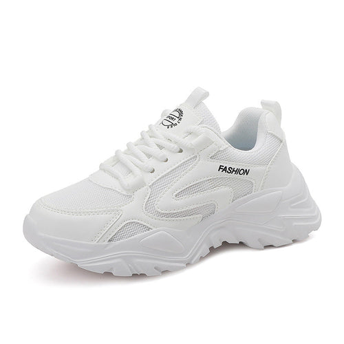 Women's Sporty Sneakers With Breathable Upper – Cushioned Comfort Shoes