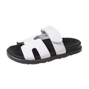 Women's Faux Leather Sandals With Adjustable Straps – Comfy Summer Footwear